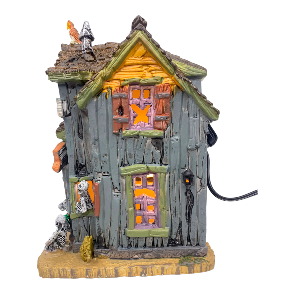 Dead Man's Cabin 45676 | Retired Lemax Spooky Town | Eerie Emporium