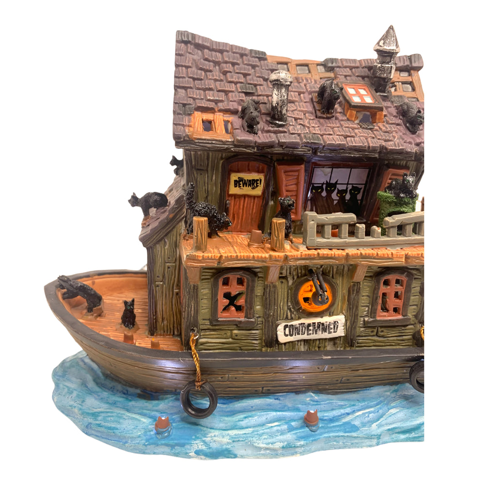 Lemax Spooky Town Haunted Houseboat #45666 Product Image