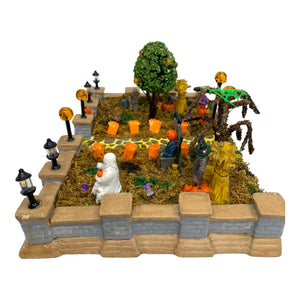 
            
                Load image into Gallery viewer, Retired Lemax Spooky Town Jack O&amp;#39; Lantern Way #44141 - A creepy front yard is crawling in monsters, pumpkins and Halloween decorations.
            
        