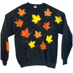 Vintage Autumn/Fall Leaves Crewneck Sweatshirt