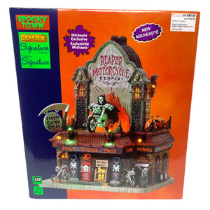 Lemax Spooky Town Reaper Motorcycle Company #75174 Product Image