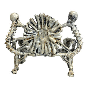 Retired Lemax Spooky Town Bone Bench #04177