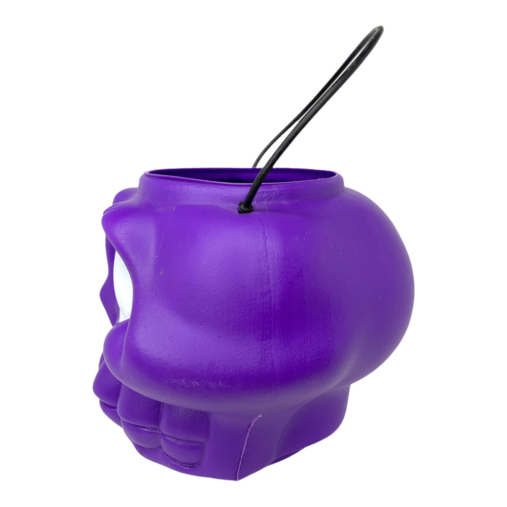 General Foam Purple Skull Blow Mold Bucket