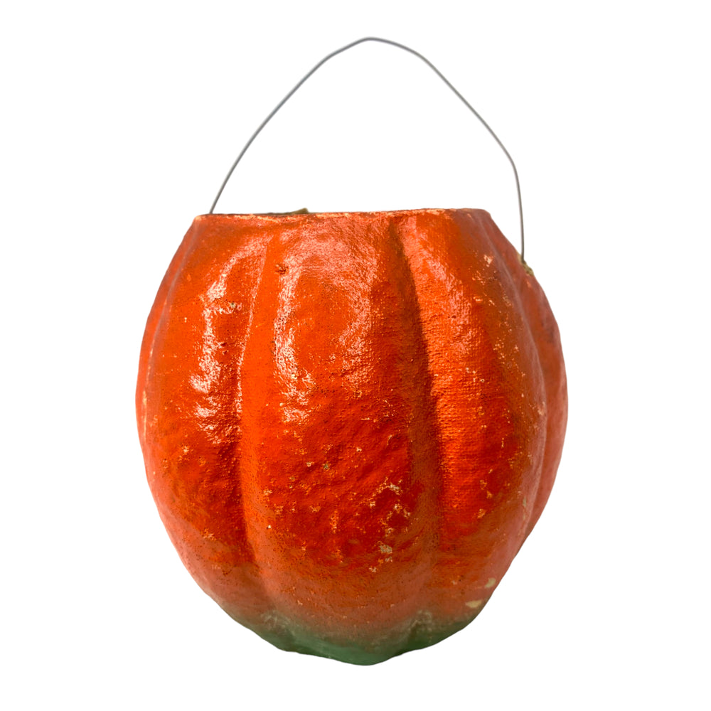 
            
                Load image into Gallery viewer, Vintage Paper Mache Pumpkin from the 1940s or 1950s
            
        