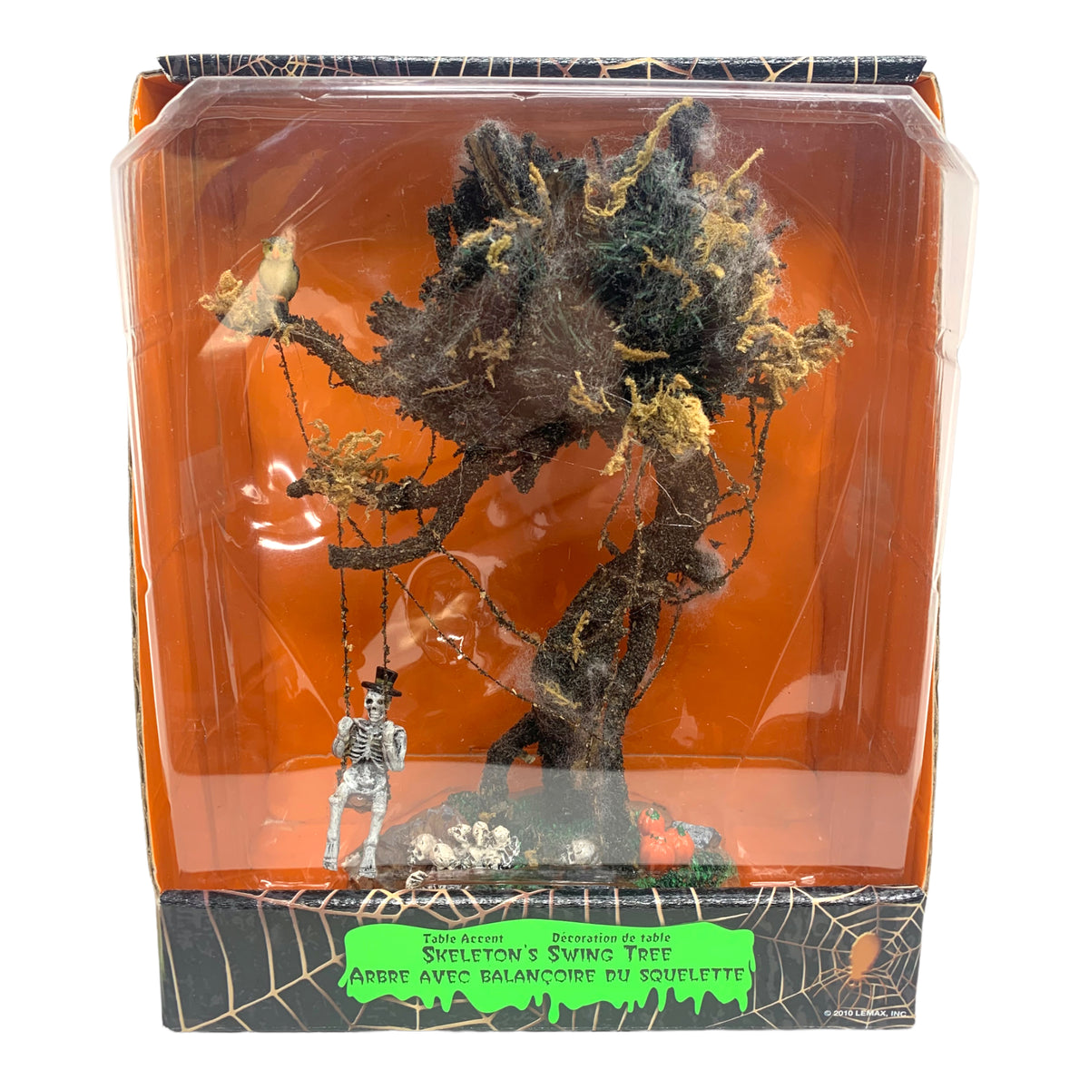 Skeleton's Swing Tree 03817 | Retired Lemax Spooky Town | Eerie Emporium