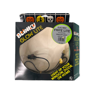 
            
                Load image into Gallery viewer, Vintage Halloween Blinky Glow Lite Blow Mold Skull
            
        