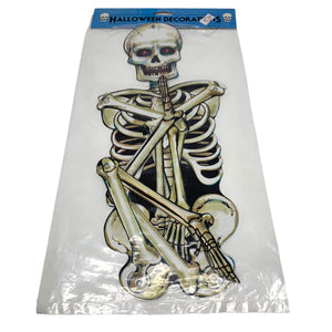 
            
                Load image into Gallery viewer, Vintage Halloween Jointed Skeleton Die Cut in Package
            
        